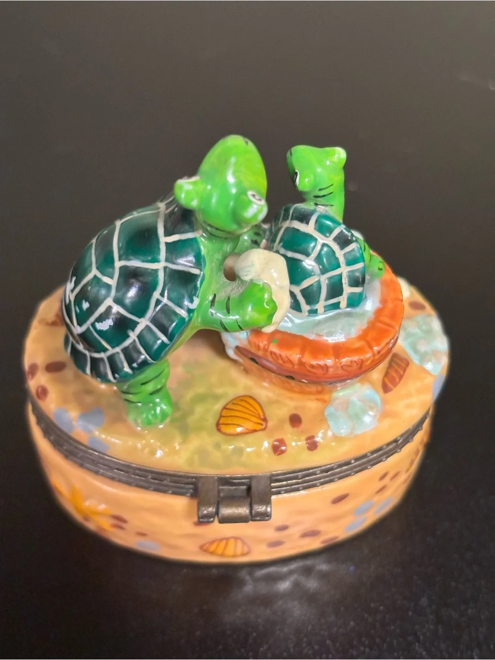 Source Unknown Colorful Fish, Turtle & Frog Trinket Boxes - Multicolor